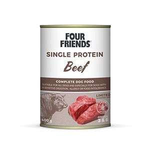 Four Friends Dog Single Protein Beef. 400g