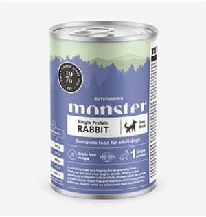 Monster Dog Adult Single Rabbit, 400g 